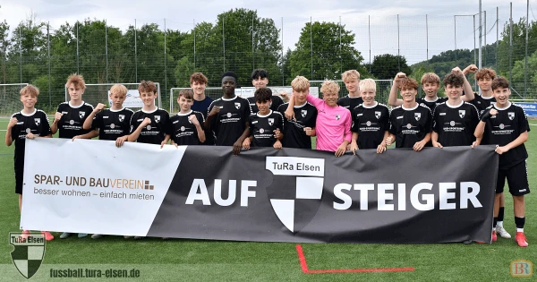 TuRa C-Junioren steigen souverän in die Bezirksliga auf