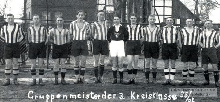 Reservemannschaft der TuRa Gruppenmeister in der 3. Kreisklasse