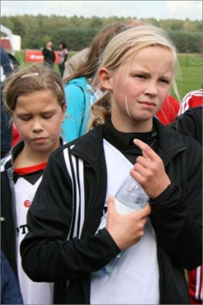 Enttäuscht: Joline Schmidt und Lea Schönfeld