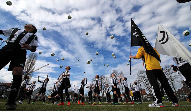 Fussballcamp der Juventus Academy in Paderborn-Elsen