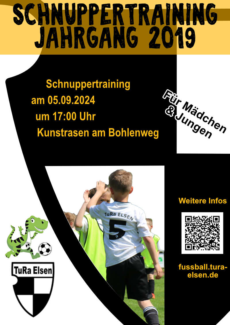 Flyer Schnuppertraining 2024